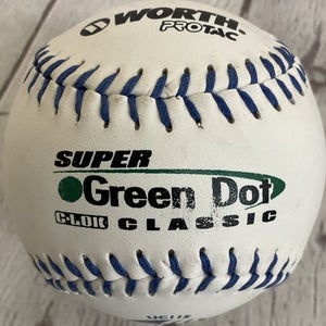 Worth Protac Super Green Dot Classic Softball C Lok Synthetic Cover Durbale Seam