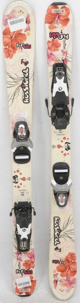 Rossignol Fun Girl Kids Skis with Bindings - 100 cm Used