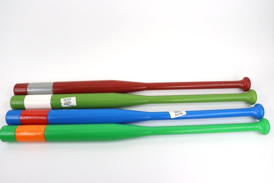 Set of 4 Official Junk Ball Plastic Baseball Bat 32 " Read