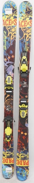 Nordica Ace of Spades Twin Tip Kids Skis with Bindings - 138 cm Used