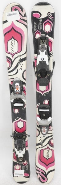 K2 Luv Bug Kids Skis with Bindings - 88 cm Used
