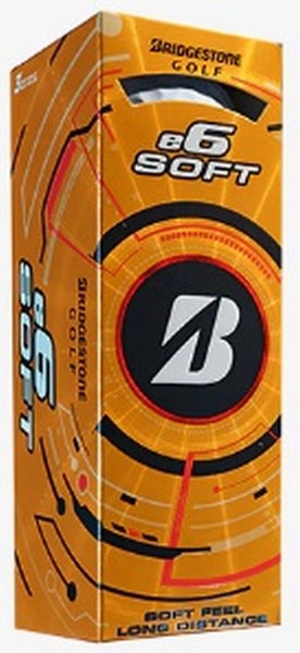 Bridgestone e6 Soft Golf Balls (White,3pk) 1 Sleeve 2025 NEW