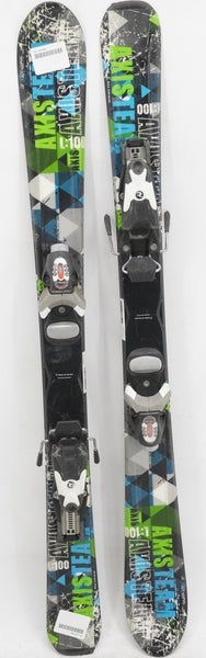 Axis Team Kids Skis with Bindings - 100 cm Used