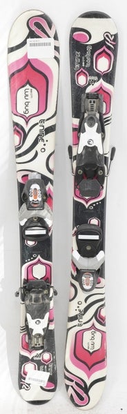 K2 Luv Bug Kids Skis with Bindings - 88 cm Used