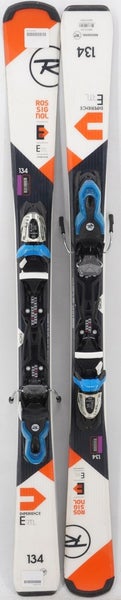 Rossignol Experience RTL Adult Skis with Bindings - 134 cm Used
