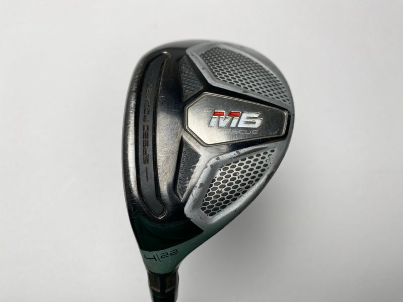 Taylormade M6 4 Hybrid 22* Fujikura Atmos 6R Regular Graphite Mens LH