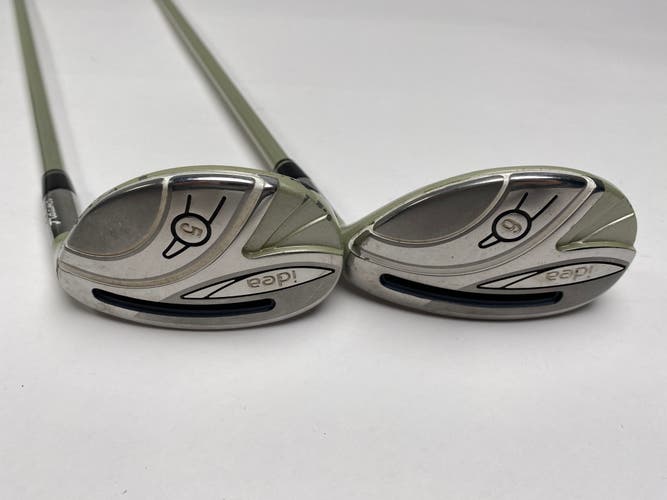 Adams 2014 Idea Womens 5 & 6 Hybrid Set 25* 28* Grafalloy Ultralite 5 Ladies RH