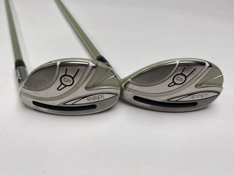 Adams 2014 Idea Womens 5 & 6 Hybrid Set 25* 28* Grafalloy Ultralite 5 Ladies RH