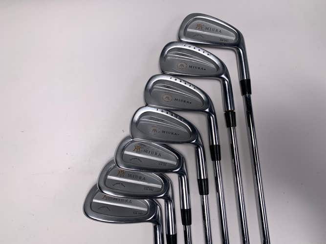 Miura Straight Neck CB-202 Iron Set 4-PW KBS Tour Regular Steel Mens RH