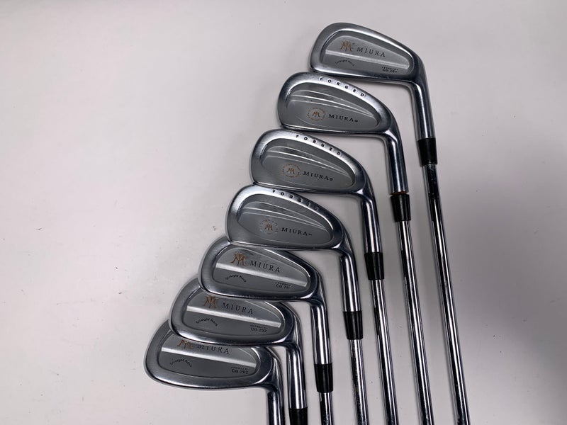 Miura Straight Neck CB-202 Iron Set 4-PW KBS Tour Regular Steel Mens RH