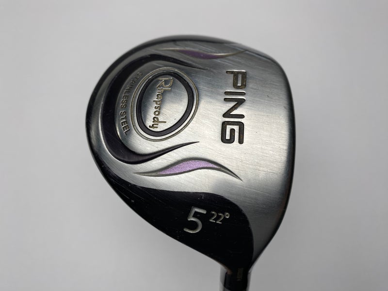 Ping Rhapsody 5 Fairway Wood 22* ULT 129 Ultra Light Ladies RH Undersize Grip