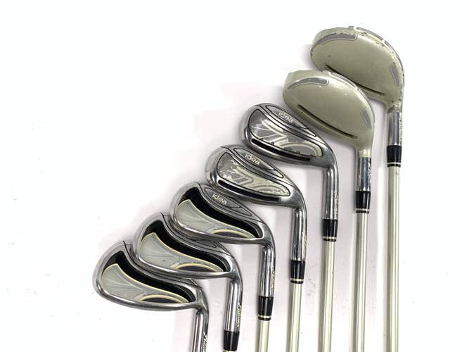 Adams Idea Womens 2014 Iron Set 5H-6H 7-PW+SW Idea 50g Ladies RH