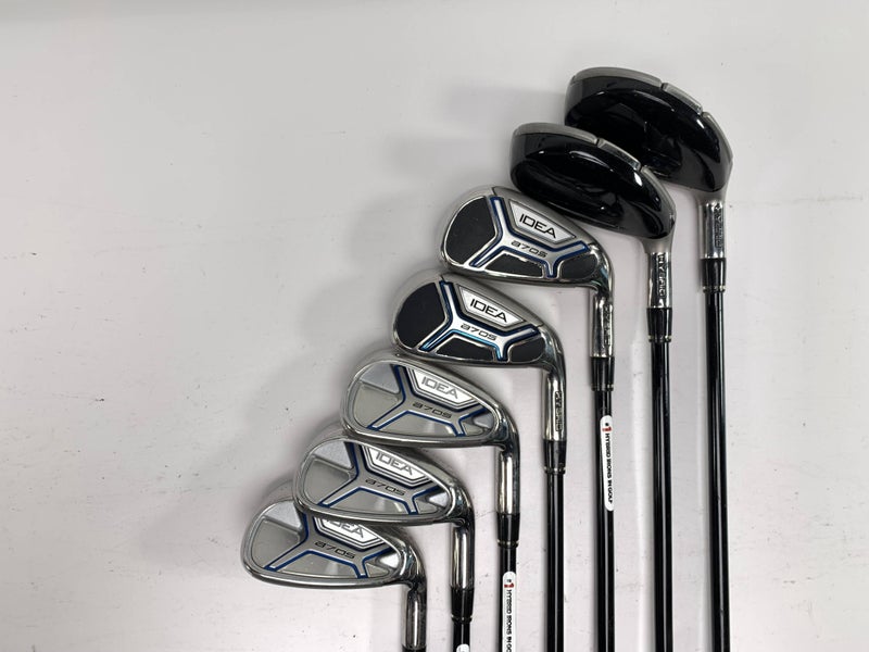 Adams Idea A7 OS Iron Set 4-PW Grafalloy ProLaunch AXIS Regular Graphite Mens RH