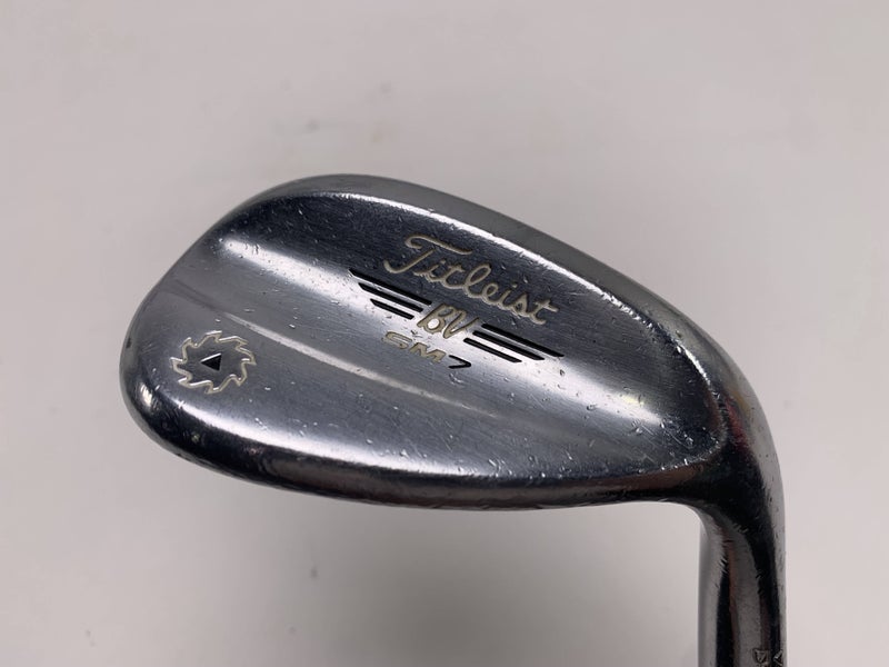 Titleist Vokey SM7 Tour Chrome Lob Wedge LW 58* 10 S-Grind Wedge Steel Mens RH