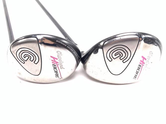 Cleveland Hibore Womens Series 3 & 5 Fairway Wood Set 15* 18* W Series Womens RH