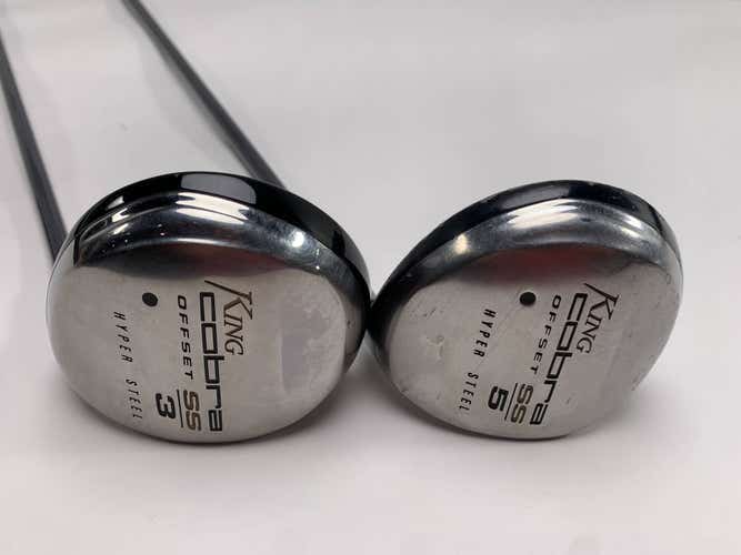 Cobra SS Hyper Steel Offset 3 & 5 Fairway Wood Set 15* 18* Ladies RH