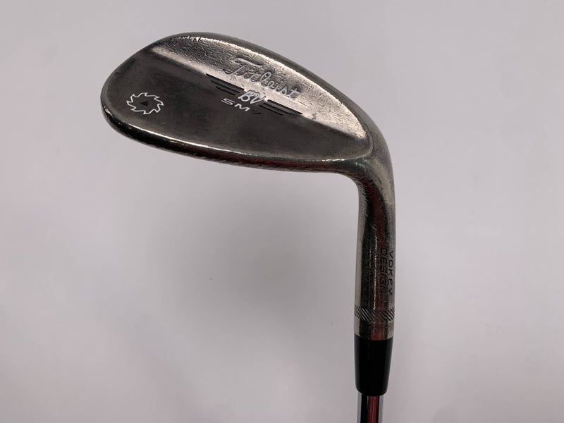 Titleist Vokey SM7 Brushed Steel Sand Wedge SW 56* 8 AMT Black R300 Mens RH