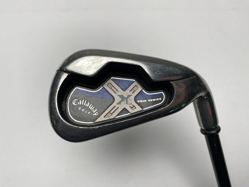 Callaway X-18 Single 6 Iron RCH Pro Series M75i Stiff Graphite Mens RH