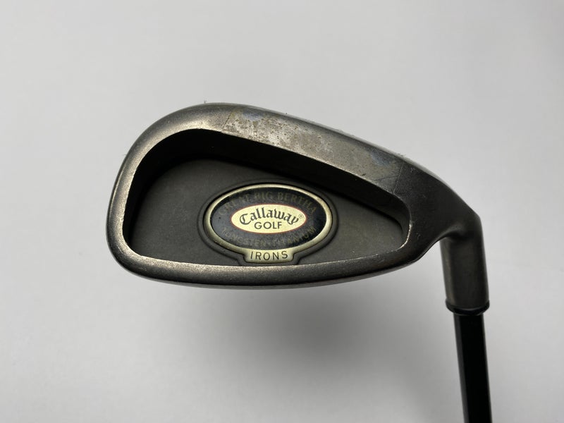 Callaway Big Bertha Tungsten Titanium Single 9 Iron 2* Flat Regular Graphite RH