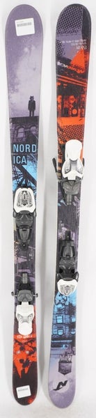 Nordica The Ace J Twin Tip Junior Skis with Bindings - 138 cm Used