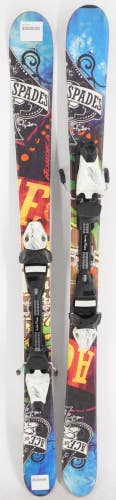 Nordica Ace of Spades Twin Tip Junior Skis with Bindings - 128 cm Used