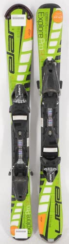 Elan Explore Pro U - Flex Kids Skis with Bindings - 90 cm Used