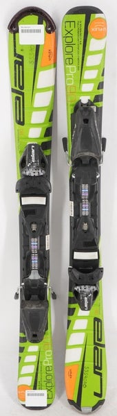 Elan Explore Pro U - Flex Kids Skis with Bindings - 90 cm Used
