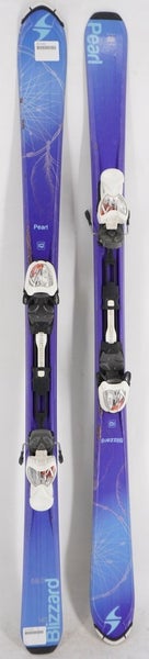 Blizzard Pearl 68 Junior Skis with Bindings - 140 cm Used