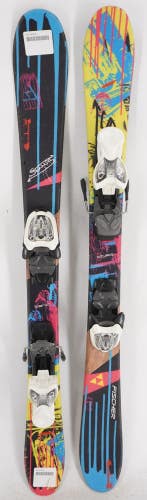 Fischer Stunner Twin Tip Kids Skis with Bindings - 101 cm Used