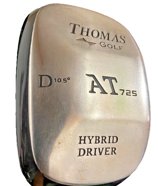 Thomas Golf AT 725 Hybrid Driver 10.5 RH Senior Flex Steel 42" New Grip HC Nice