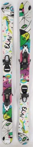 Elan Petite Twin Tip Kids Skis with Bindings - 125 cm Used
