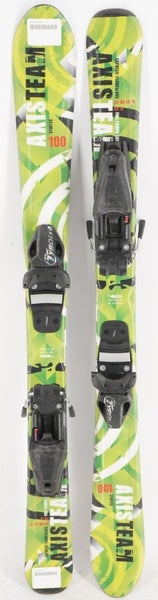 Axis Team Synflex Kids Skis with Bindings - 100 cm Used
