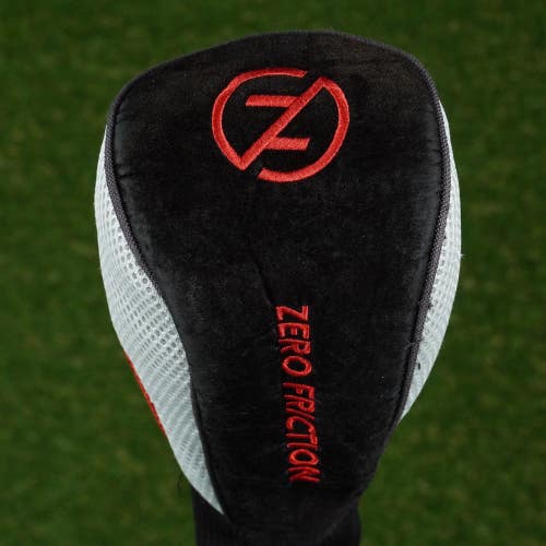 ZERO FRICTION DRIVER HEADCOVER BLACK / RED / WHITE ~ LOOK!!