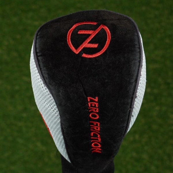 ZERO FRICTION DRIVER HEADCOVER BLACK / RED / WHITE ~ LOOK!!