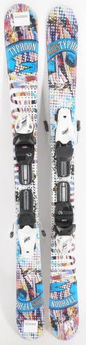 Axis Typhoon Twin Tip Kids Skis with Bindings - 115 cm Used
