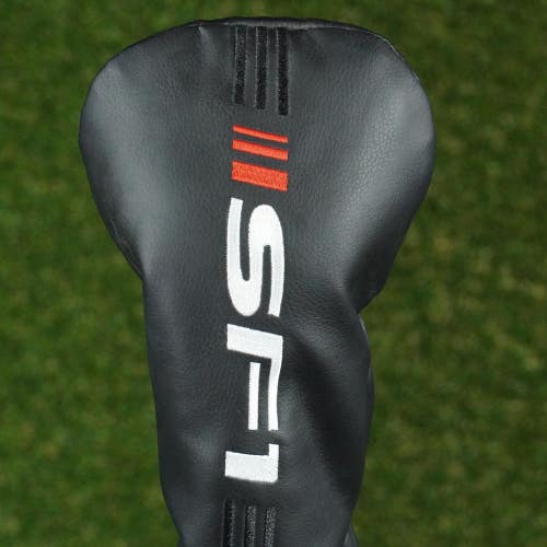 PERFORMANCE GOLF SF1 DRIVER HEADCOVER BLACK / WHITE ~ LOOK!!