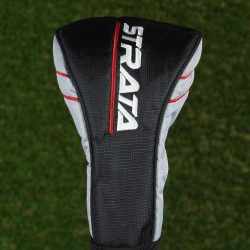 CALLAWAY STRATA DRIVER HEADCOVER BLACK / GRAY / RED ~ LOOK!!