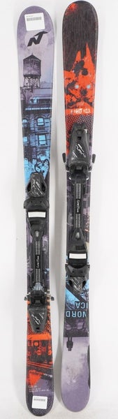 Nordica The Ace J Twin Tip Kids Skis with Bindings - 128 cm Used