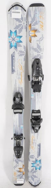 Nordica Cinnamon Girl Kids Skis with Bindings - 120 cm Used