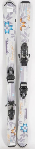 Nordica Cinnamon Girl Kids Skis with Bindings - 130 cm Used