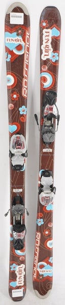 Rossignol Fun Girl Kids Skis with Bindings - 130 cm Used