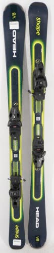 Head Shape V8 75 Adult Demo Skis with Bindings - 149 cm Used