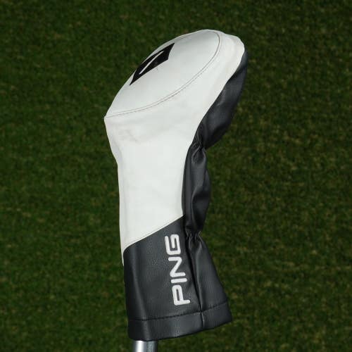 PING CORE DRIVER HEADCOVER WHITE / BLACK ~ WIOW!!