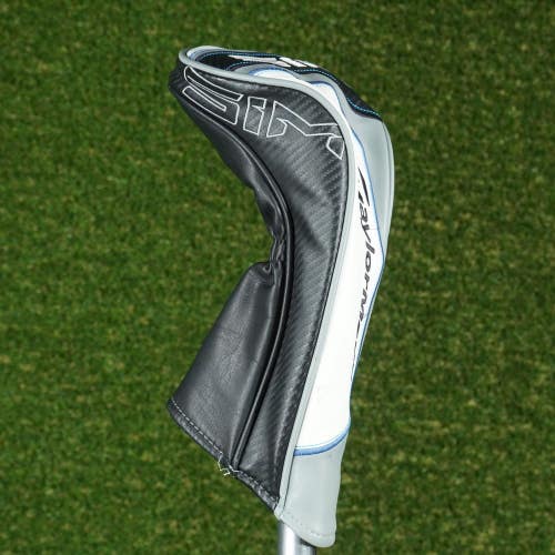 TAYLORMADE ORIGINAL SIM DRIVER HEADCOVER BLACK / WHITE / GRAY