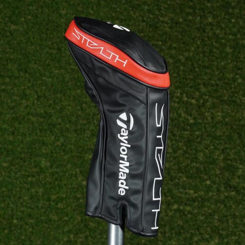 TAYORMADE STEALTH DRIVER HEADCOVER BLACK / RED ~ NICE!!