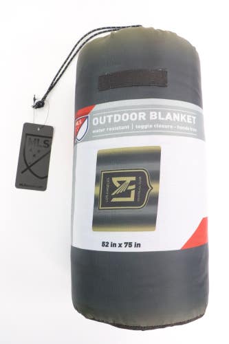 Los Angeles FC MLS Outdoor Blanket 52x75 in Water Resistant Official