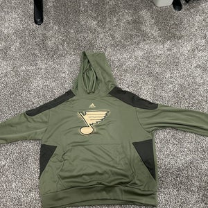 Men's XL St. Louis Blues Adidas Sweatshirt (New)