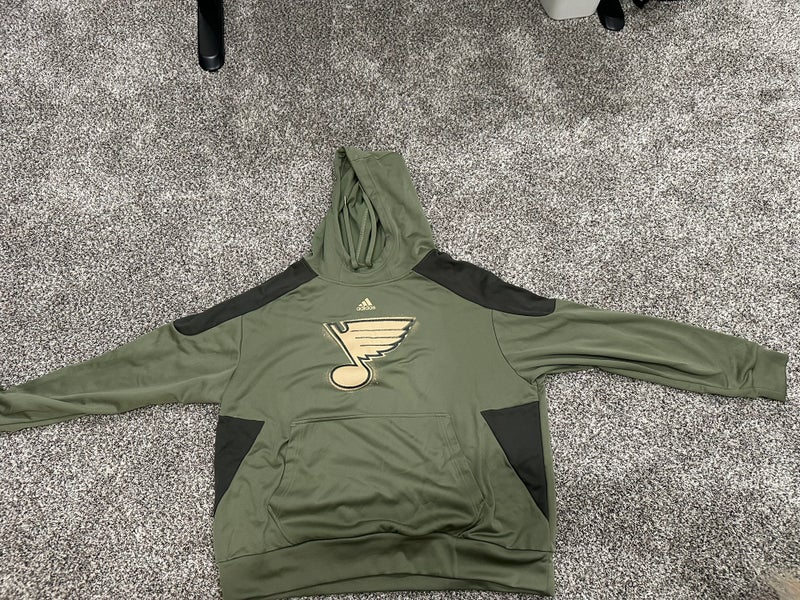 Men's XL St. Louis Blues Adidas Sweatshirt (New)