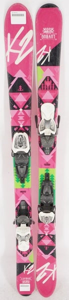 K2 Luv Bug Kids Skis with Bindings - 124 cm Used