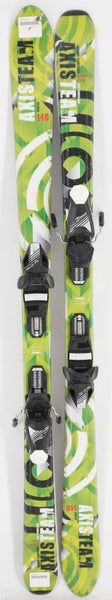 Axis Team Synflex Junior Skis with Bindings - 140 cm Used